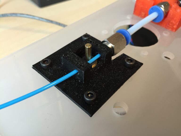 Filament sensor on 3D printer with Replicape
